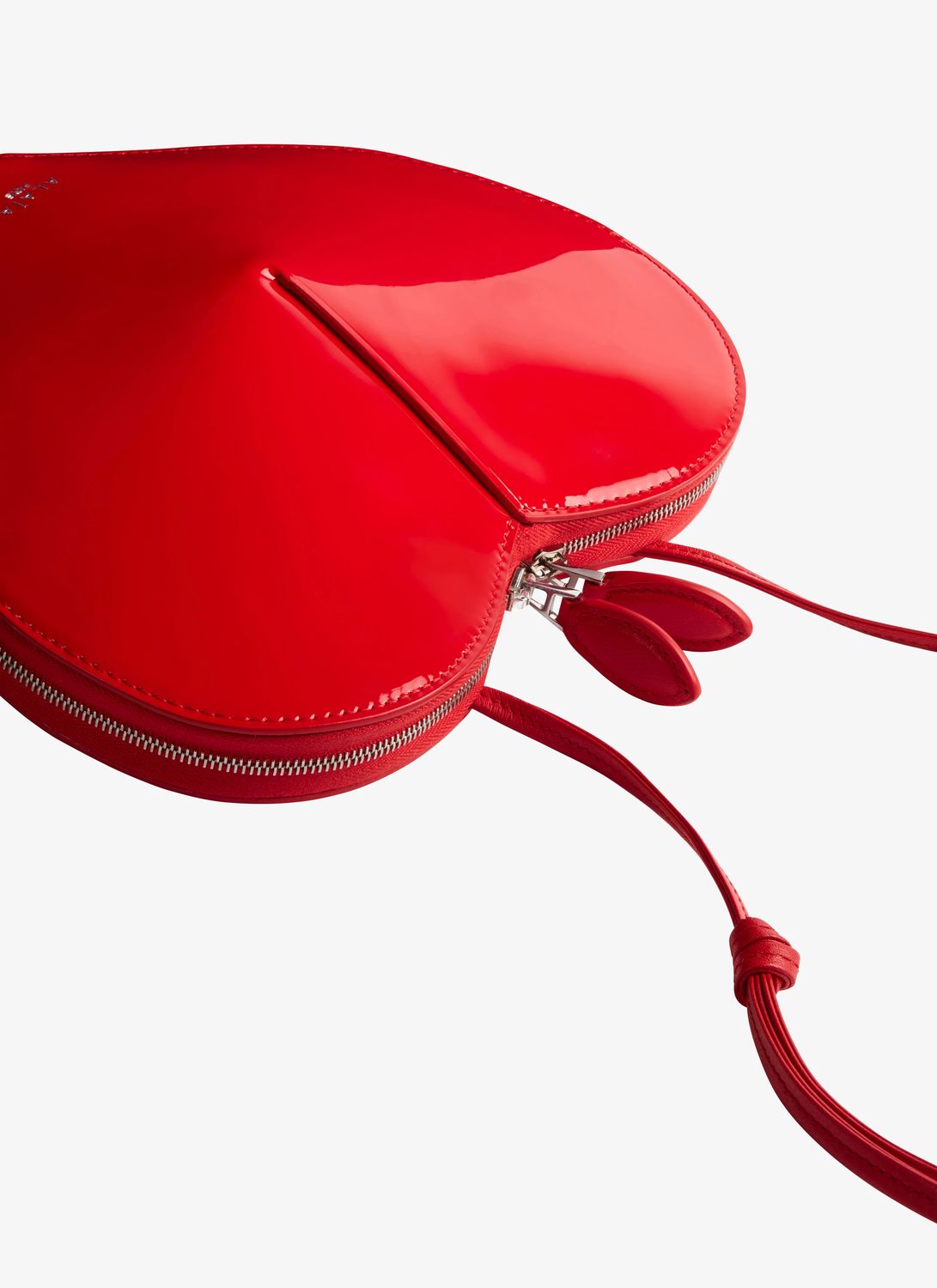 ALAIA Crimson Heart Mini Leather Handbag