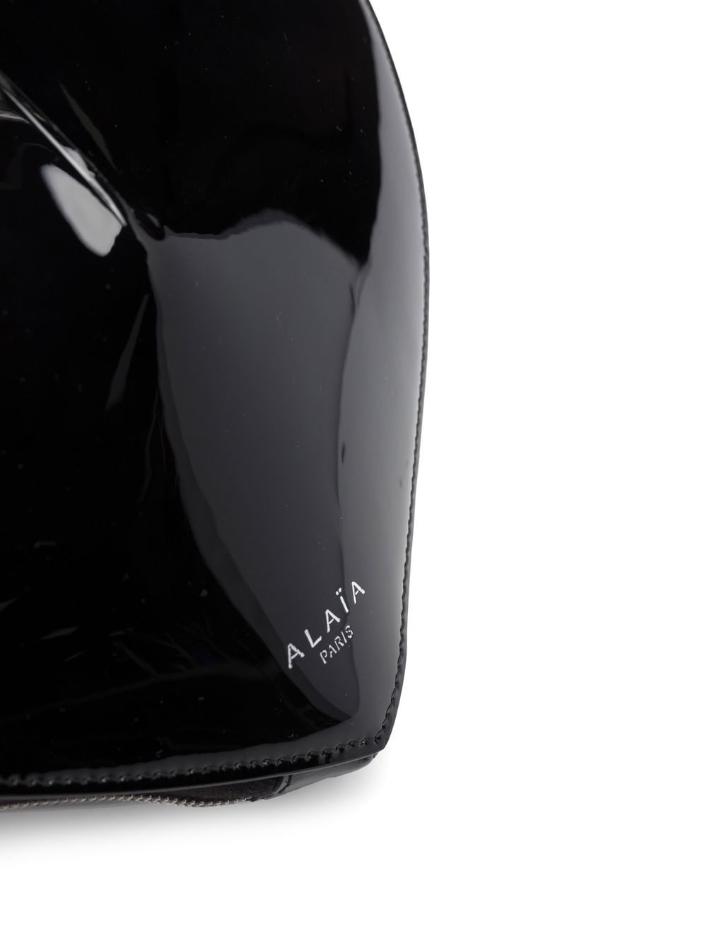 ALAIA Crimson Heart Mini Leather Handbag