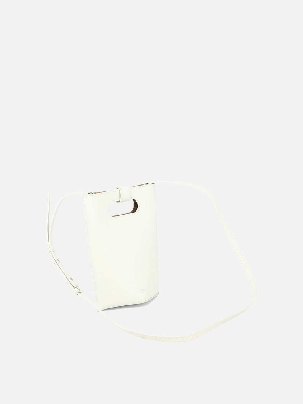 ALAIA Folded Mini Handbag in Pure Calf Leather - 13x15x9 cm