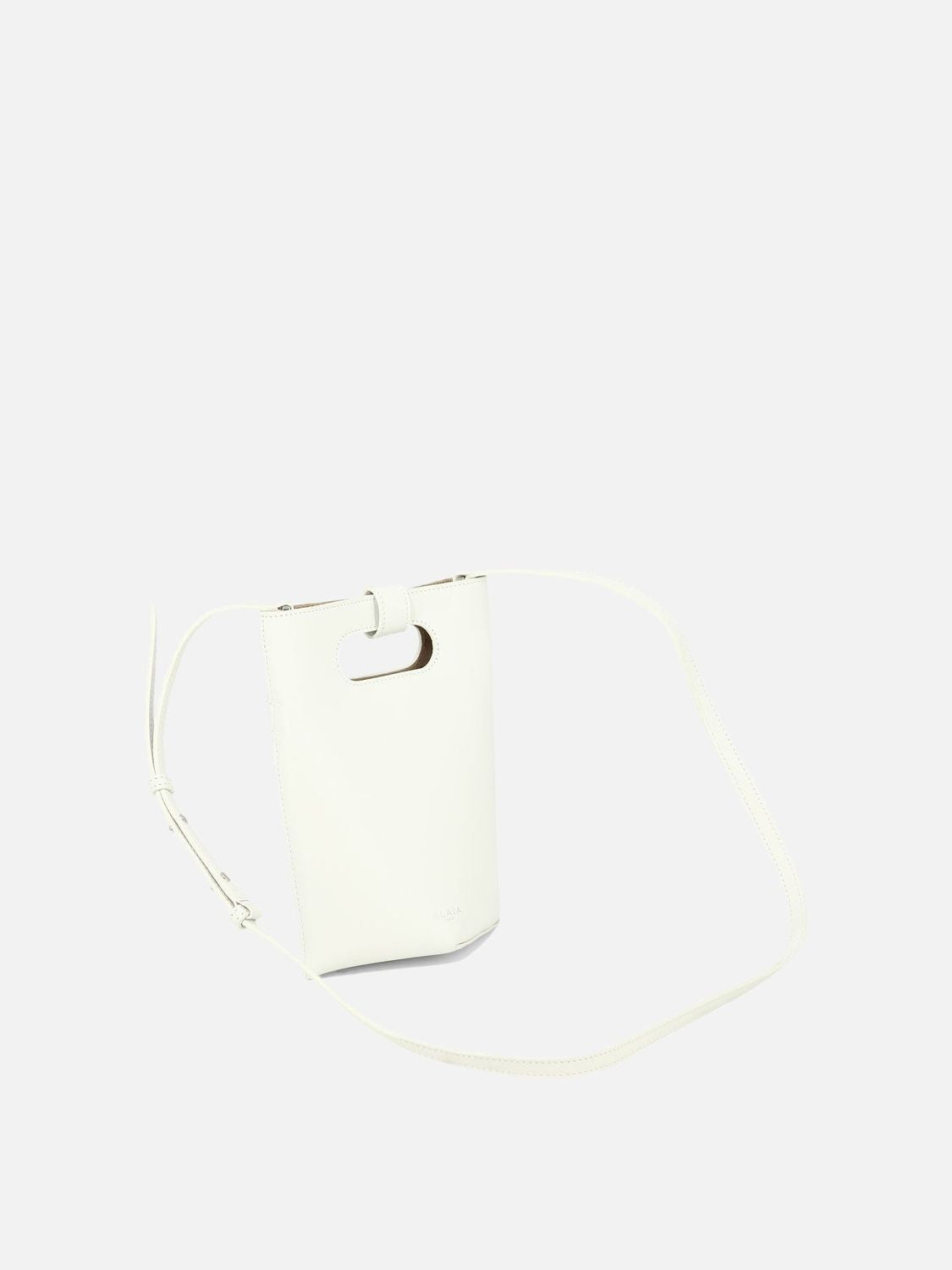 ALAIA Folded Mini Handbag in Pure Calf Leather - 13x15x9 cm
