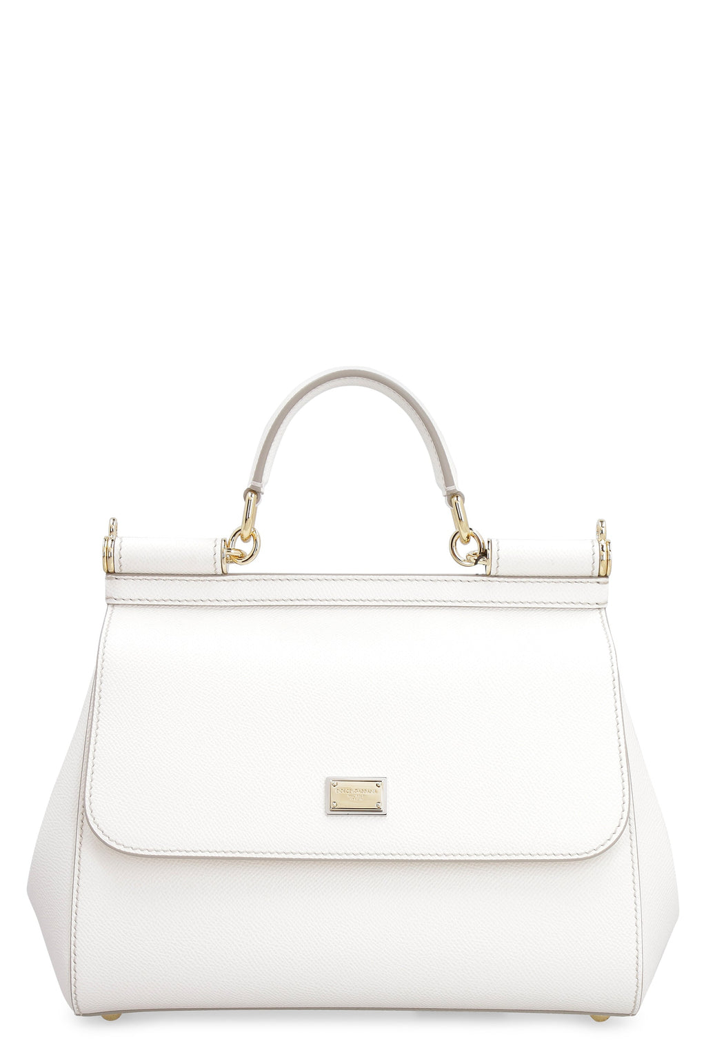 DOLCE & GABBANA Mini Grained Leather Crossbody Handbag
