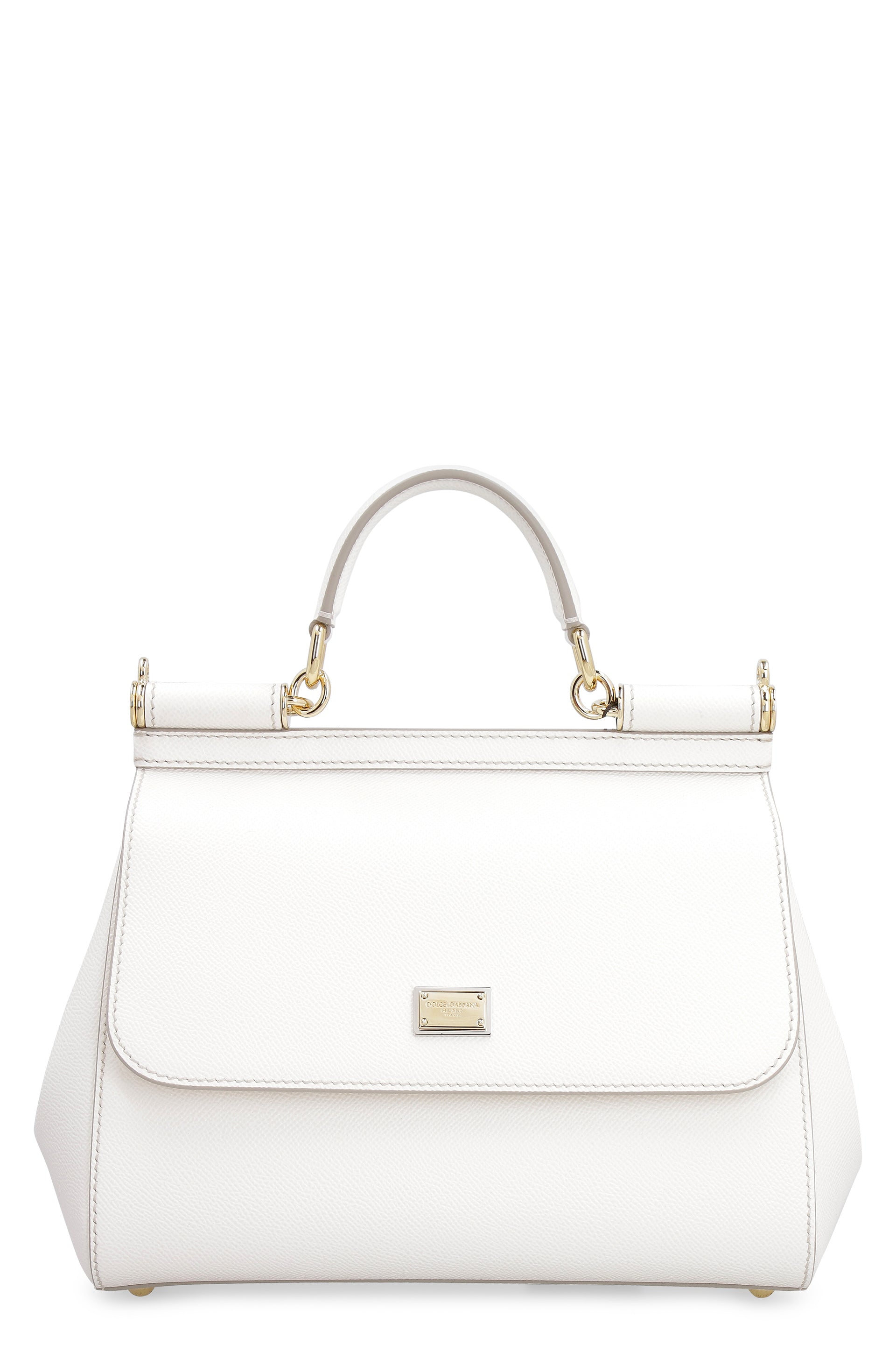 DOLCE & GABBANA Mini Grained Leather Crossbody Handbag