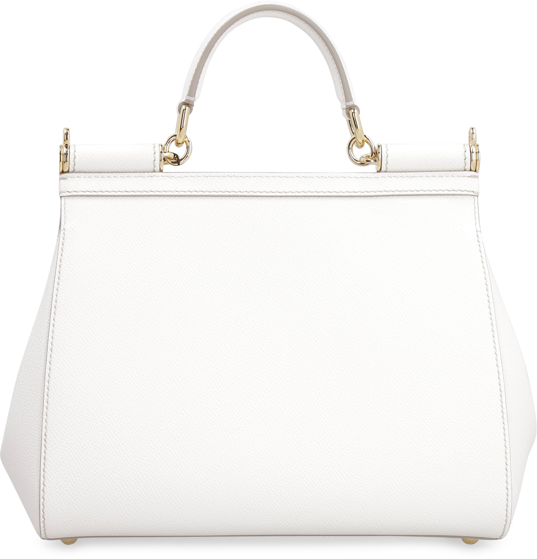 DOLCE & GABBANA Mini Grained Leather Crossbody Handbag