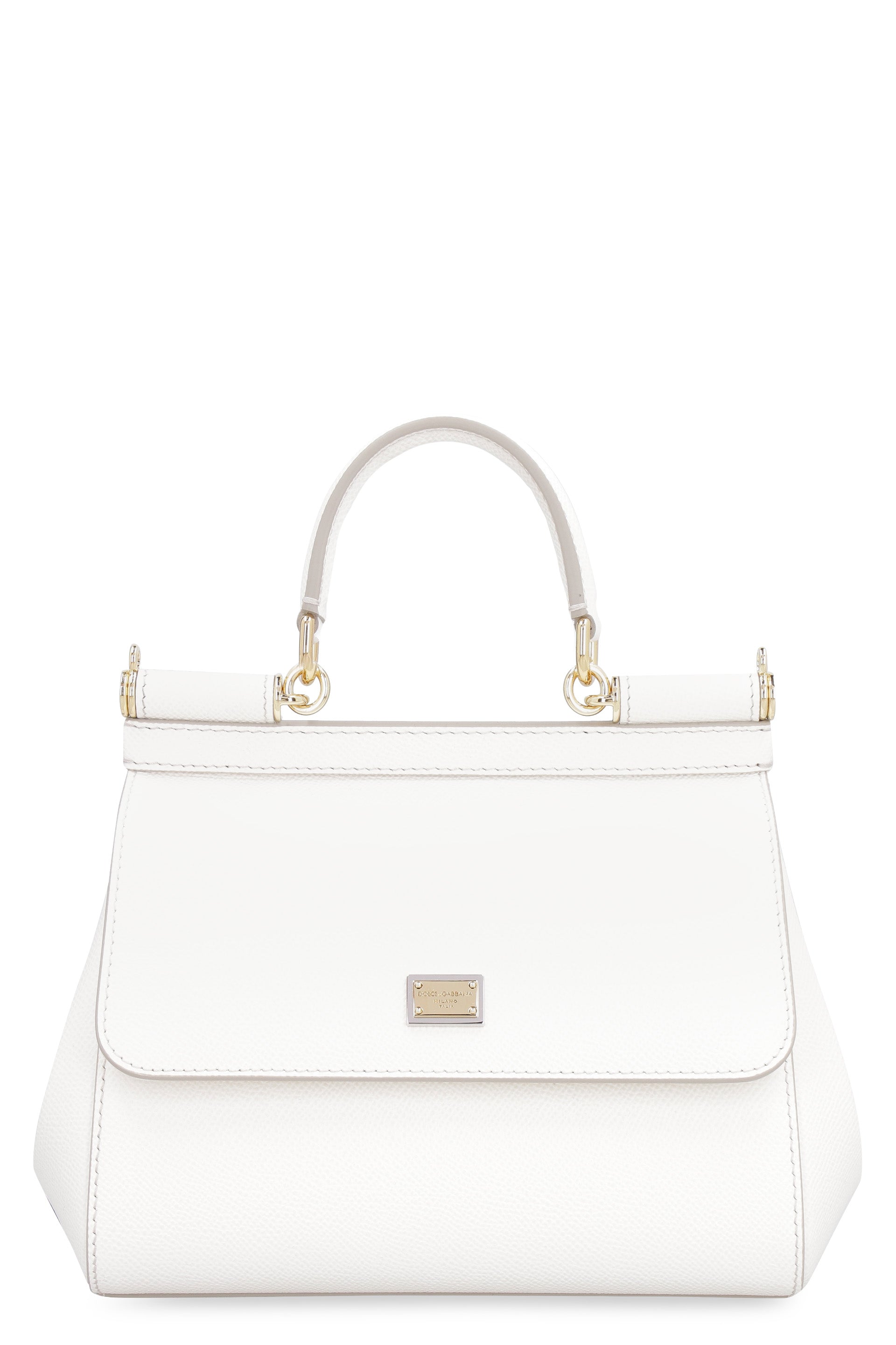DOLCE & GABBANA Miss Sicily Shoulder Bag in Black Leather for Women - SS24 Collection