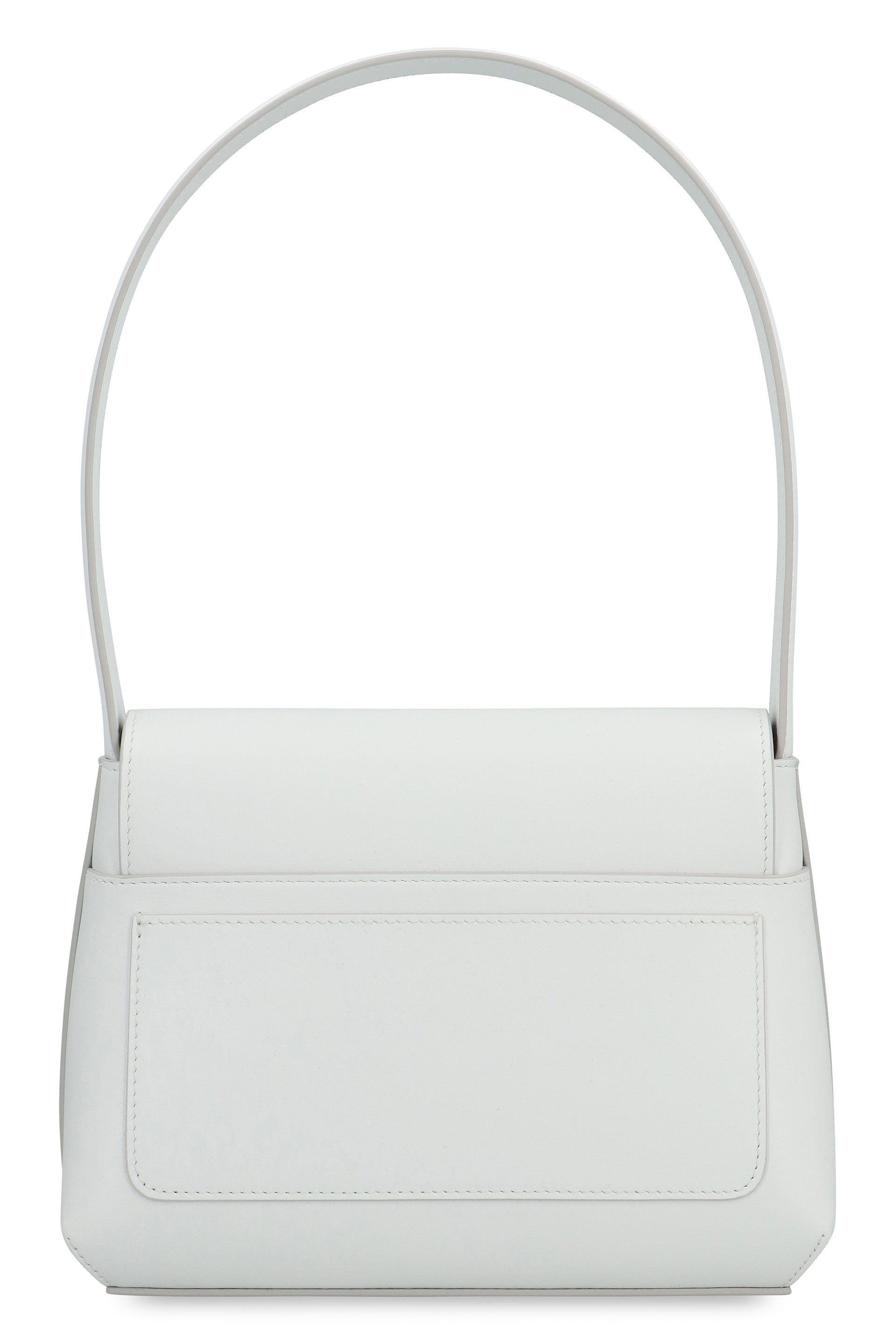 DOLCE & GABBANA DG Logo Leather Shoulder Handbag - White