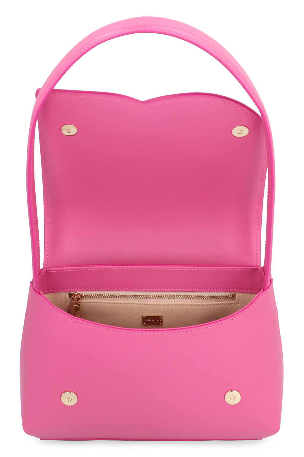DOLCE & GABBANA Pink Leather Shoulder Handbag for Women, SS24 Collection
