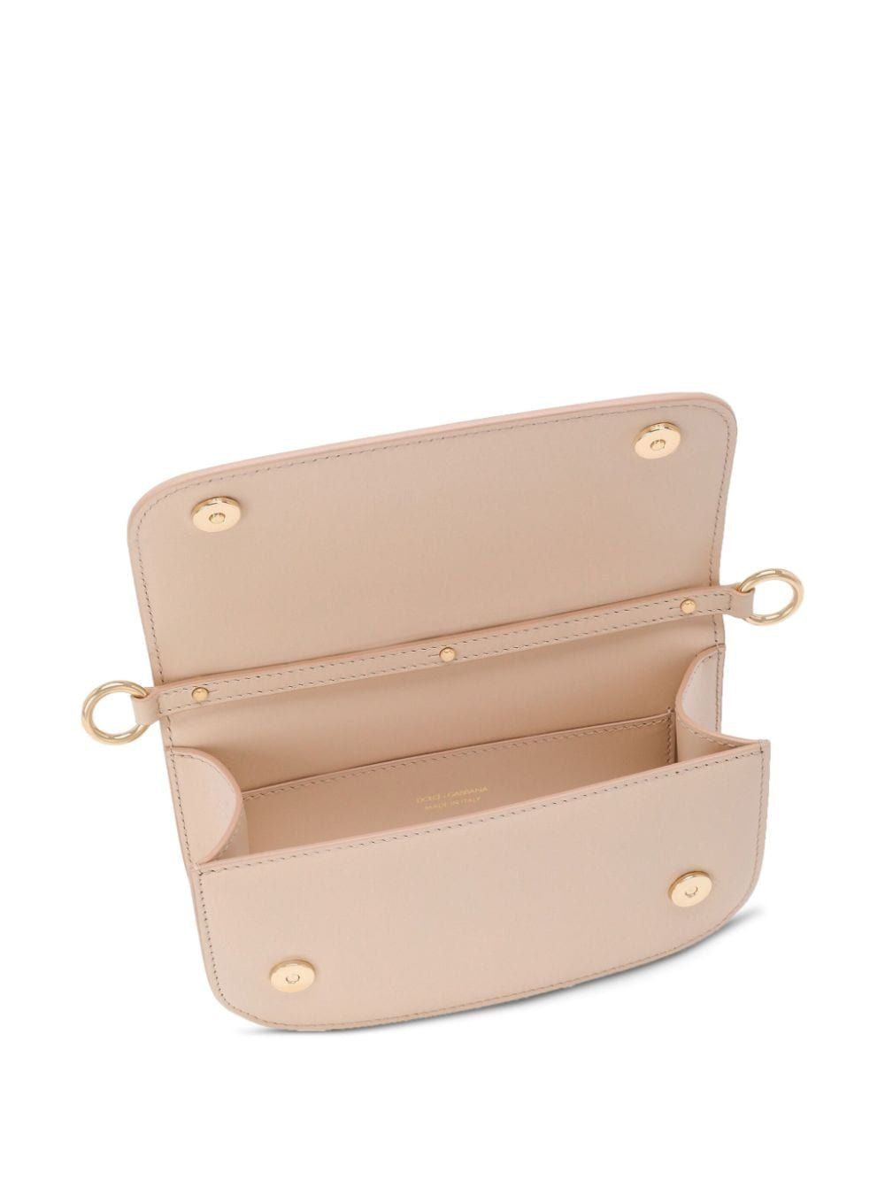DOLCE & GABBANA Mini Leather Handbag with Chain Strap