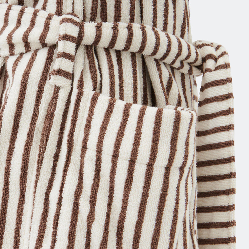 Hooded Bathrobe - Kodiak Stripes