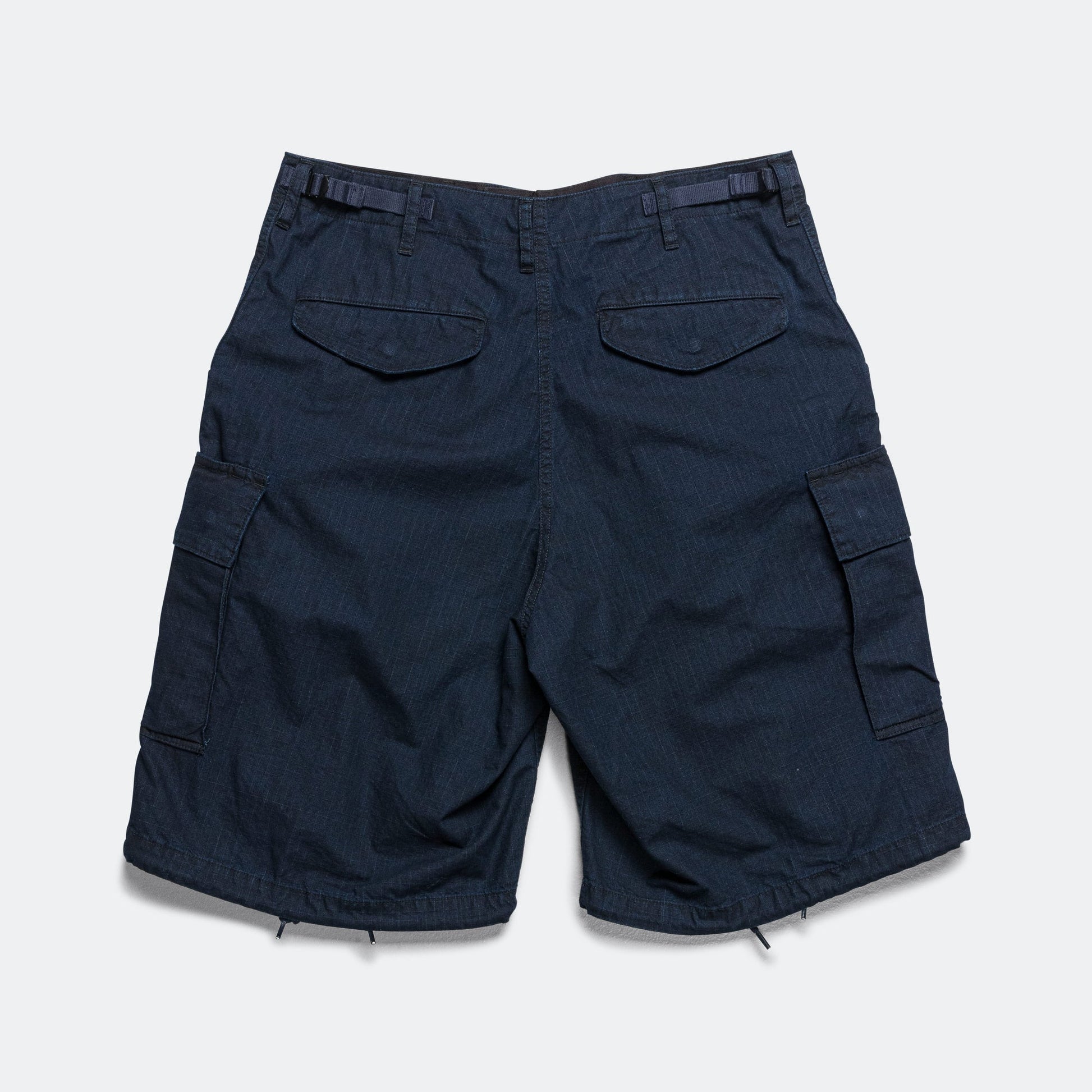 MIL 6 Pocket Indigo Ripstop Shorts - Sumi