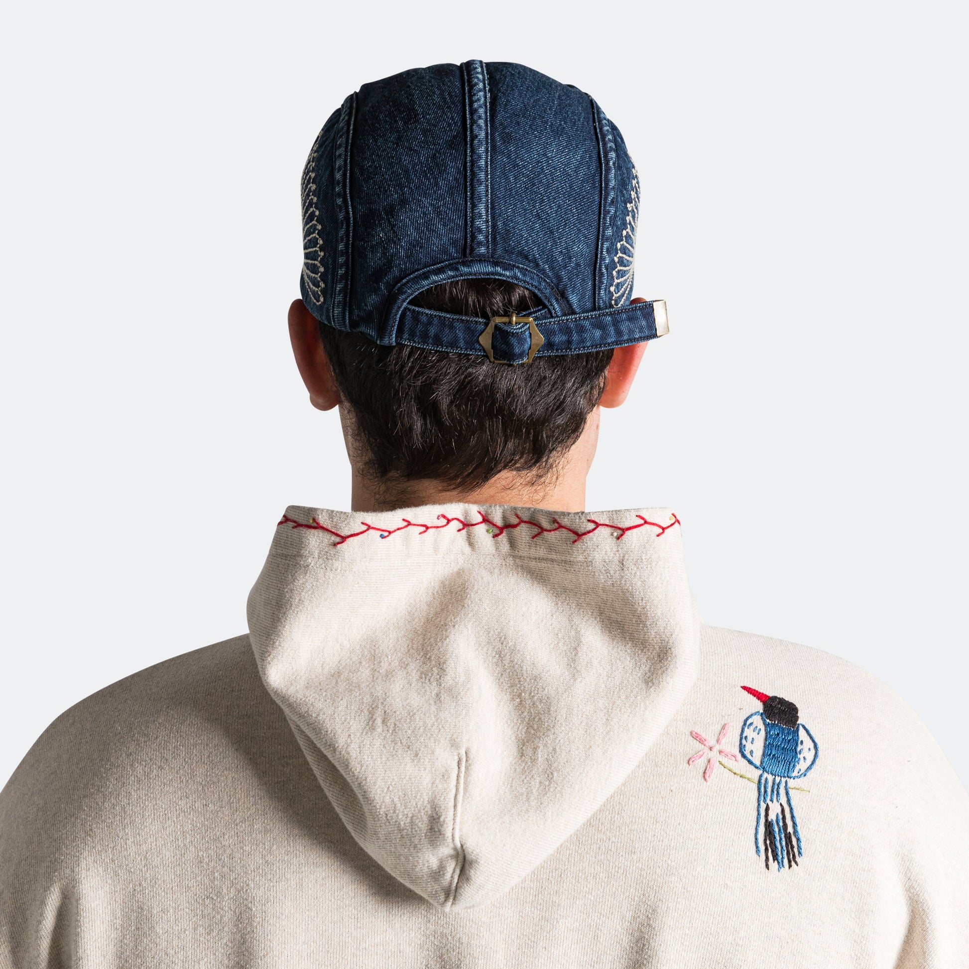 TOP SWT Knit Hoodie (MAGPIE) - Ecru