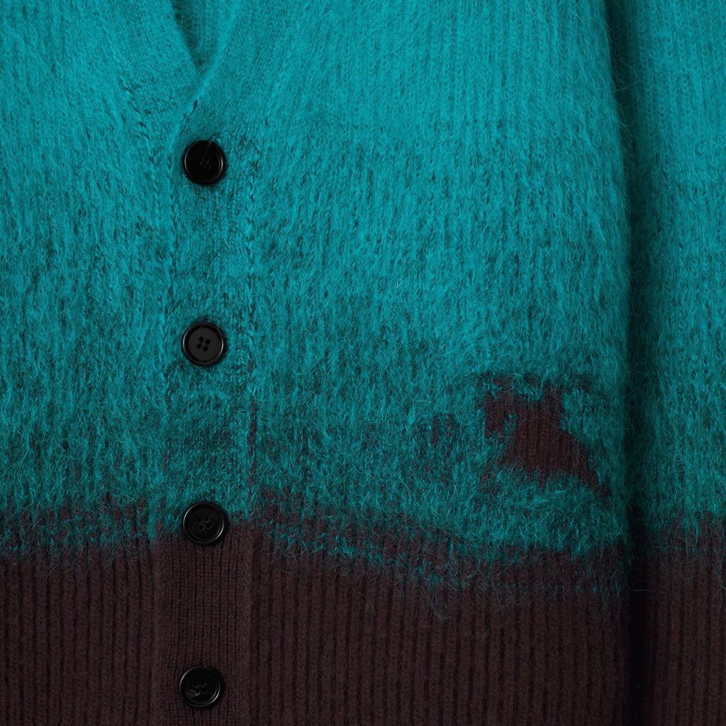 Wool Mohair Blend Cardigan