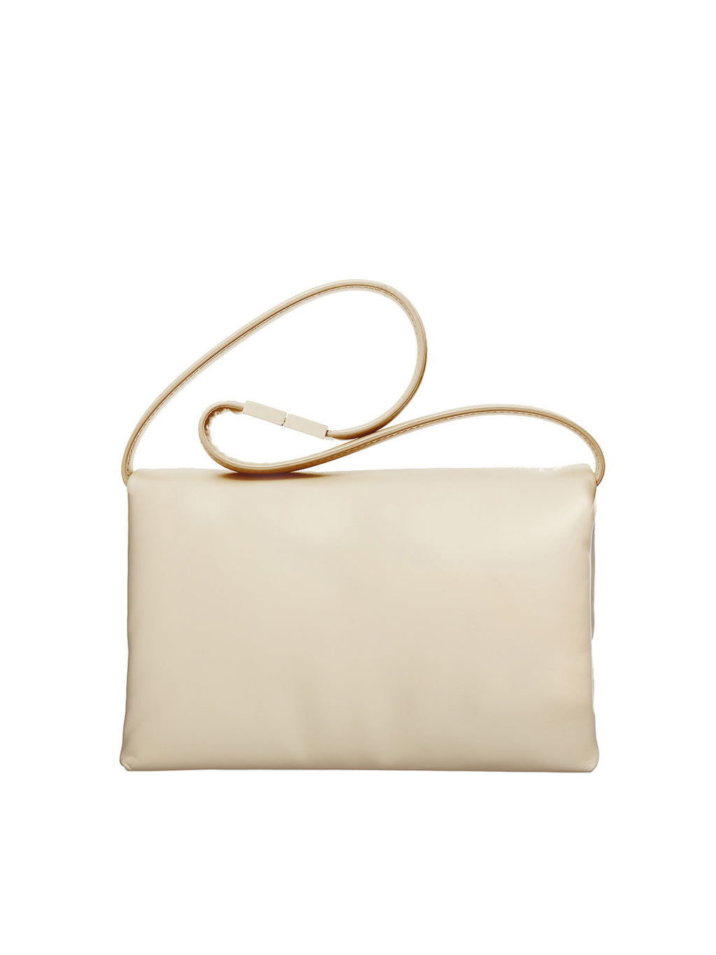 MARNI Elegant White Leather Shoulder Bag for Women - CARRYOVER
