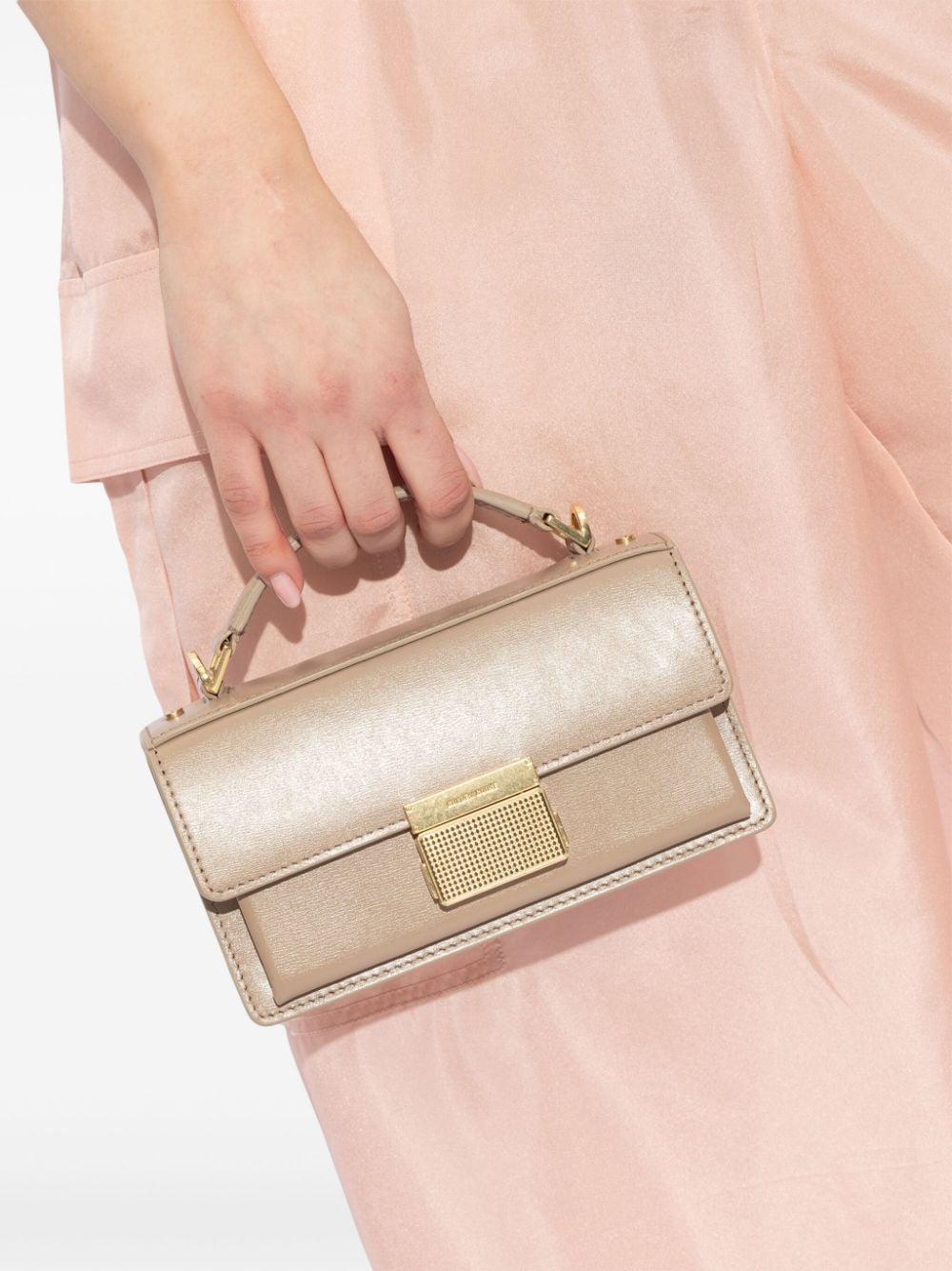 GOLDEN GOOSE Tan Venezia Small Leather Handbag for Women FW24