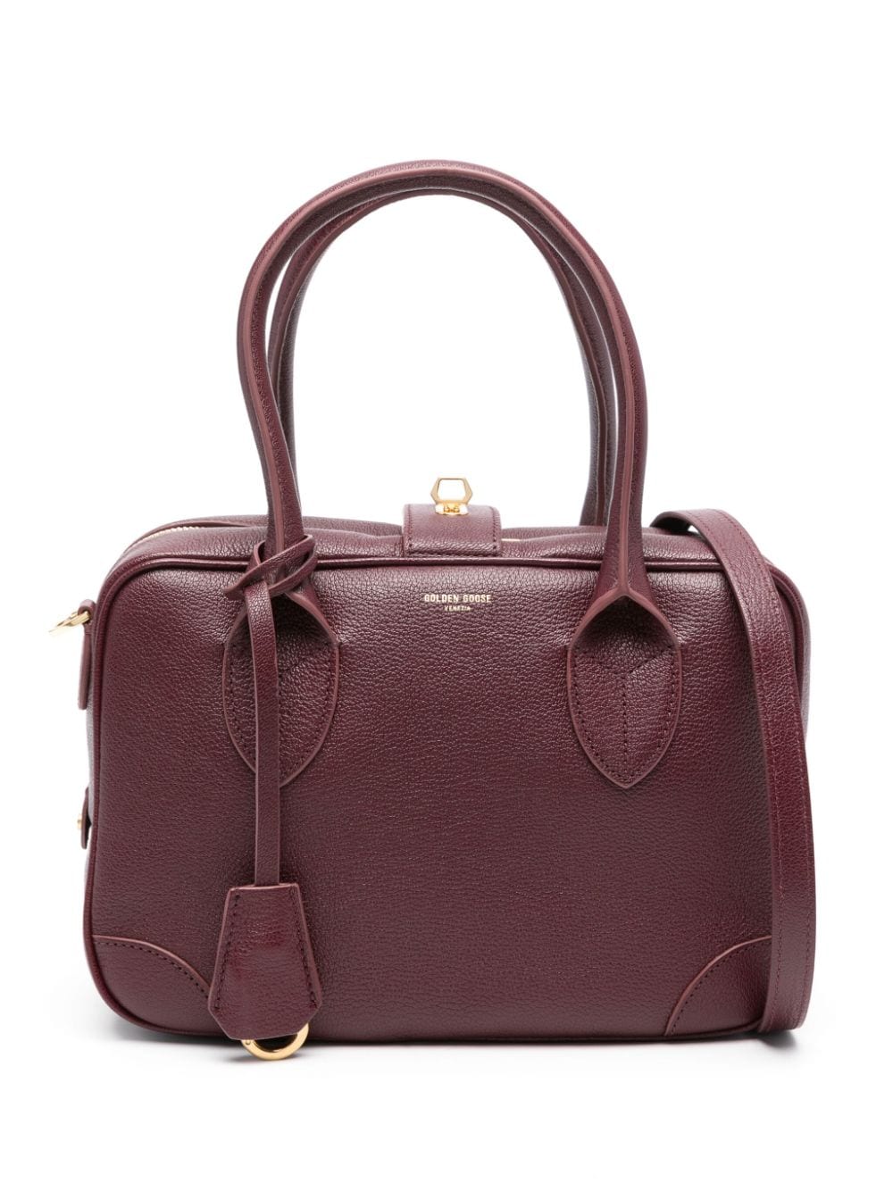 GOLDEN GOOSE Vita Mini Bordeaux Leather Handbag