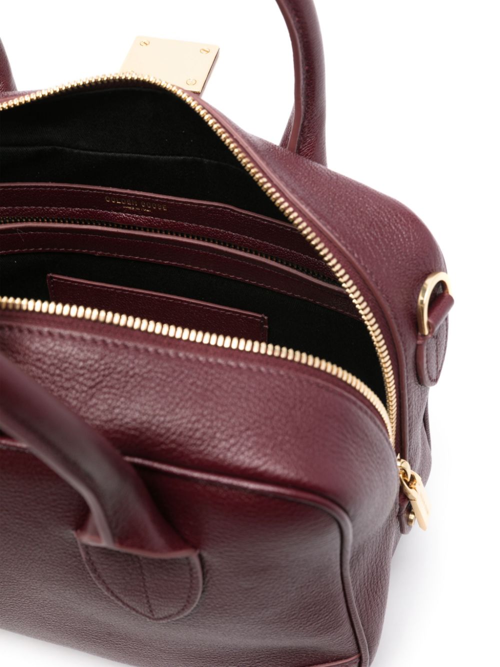 GOLDEN GOOSE Vita Mini Bordeaux Leather Handbag