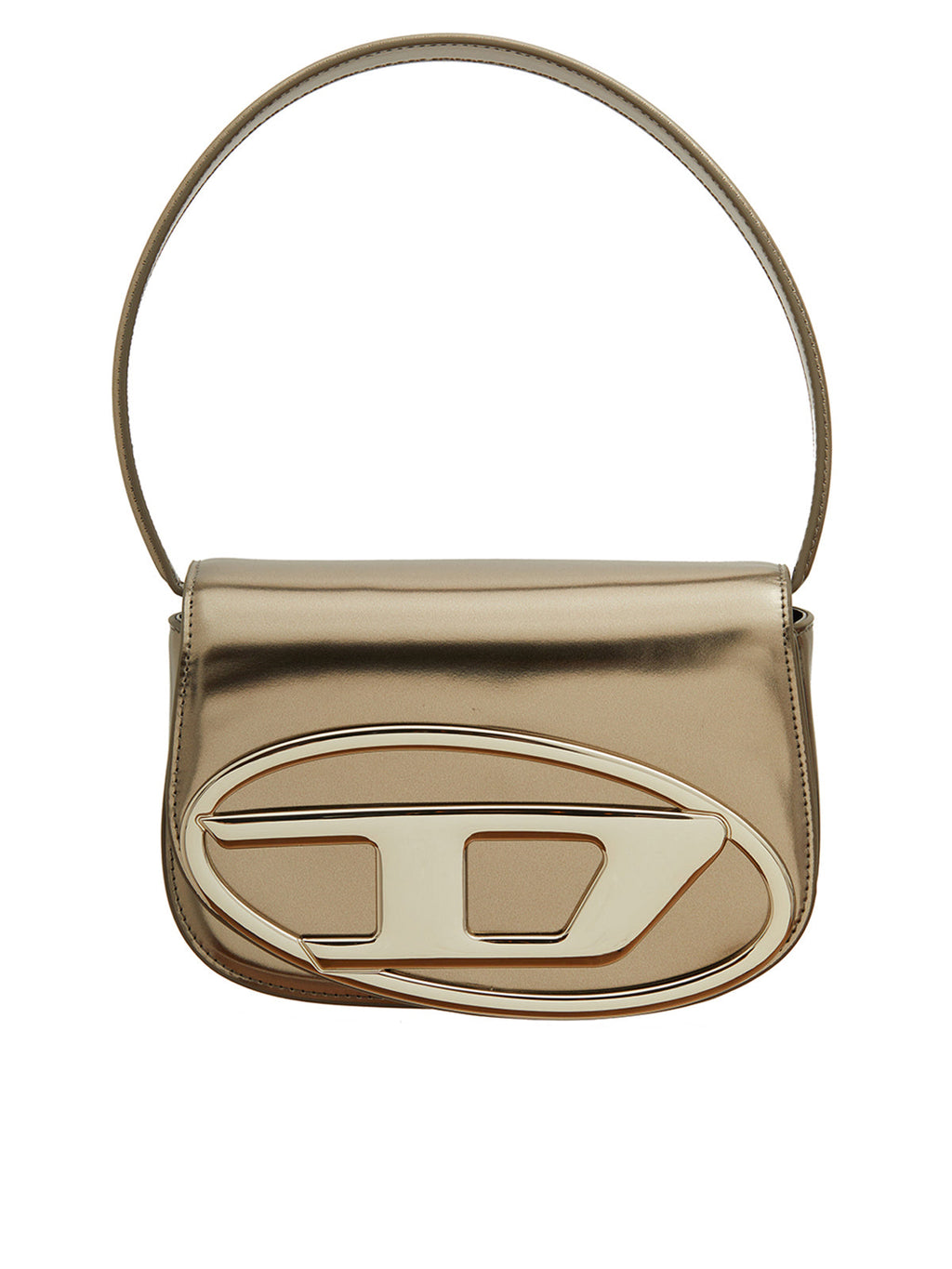 DIESEL Elegant Mini Handbag with Metallic Finish 8.1' x 2.75' x 5.3'