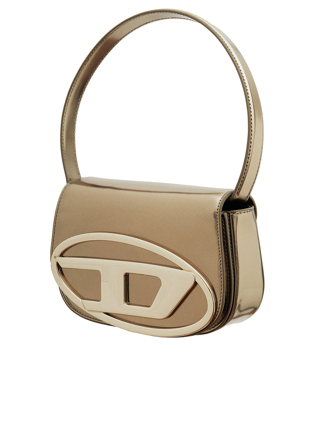 DIESEL Elegant Mini Handbag with Metallic Finish 8.1' x 2.75' x 5.3'