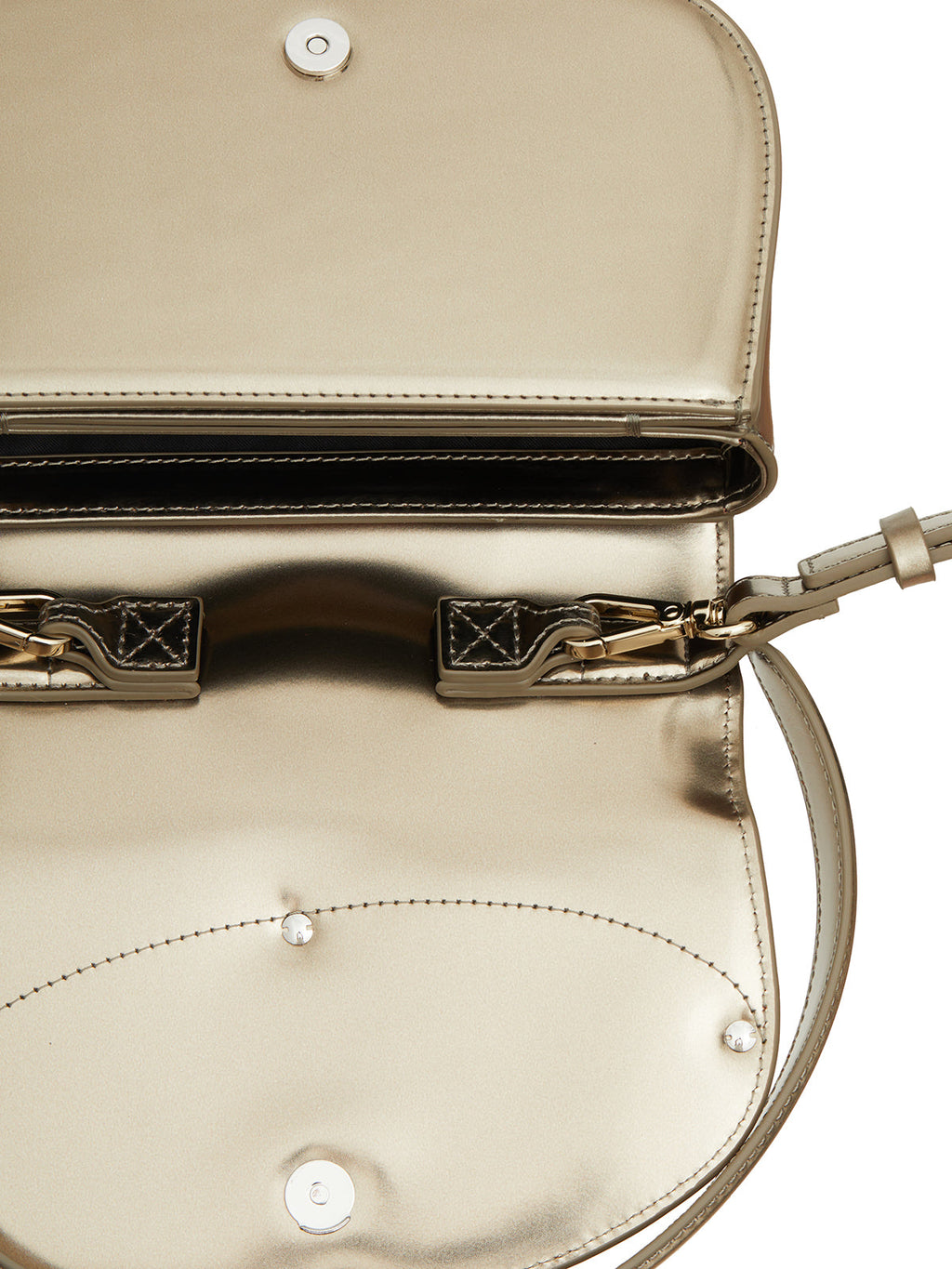 DIESEL Elegant Mini Handbag with Metallic Finish 8.1' x 2.75' x 5.3'