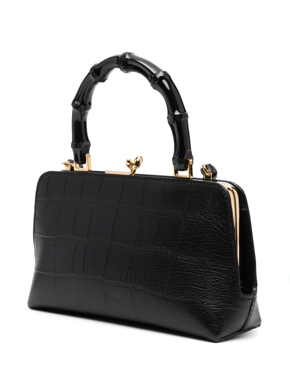 JIL SANDER Elegant Mini Bamboo Goji Leather Handbag