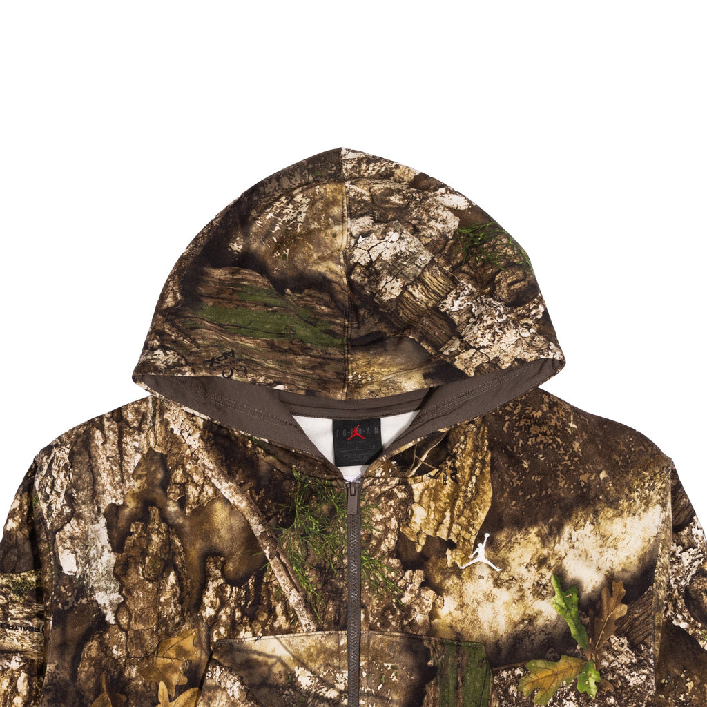 W JORDAN BROOKLYN MOD CROP FULL-ZIP HOODIE