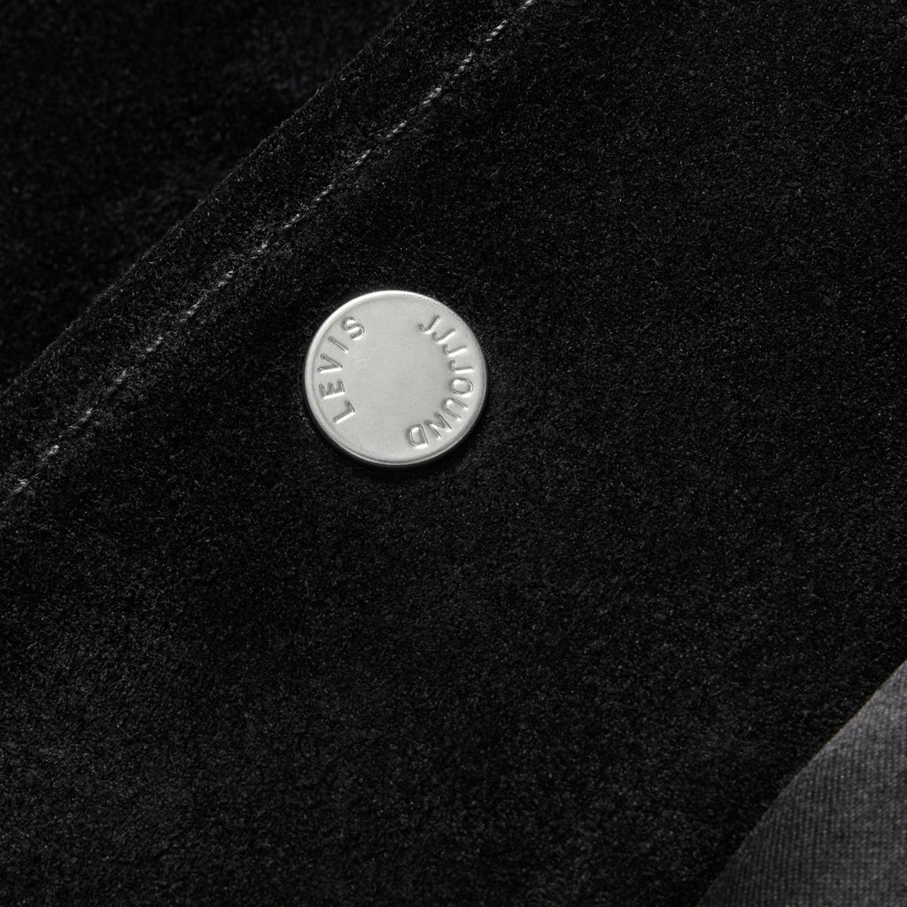 Suede Coach Jacket x JJJJound - Black