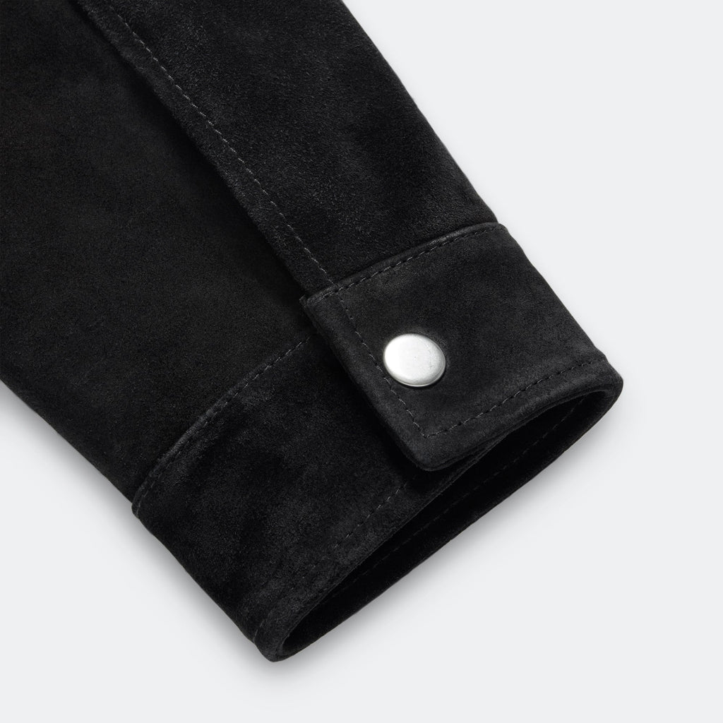 Suede Coach Jacket x JJJJound - Black