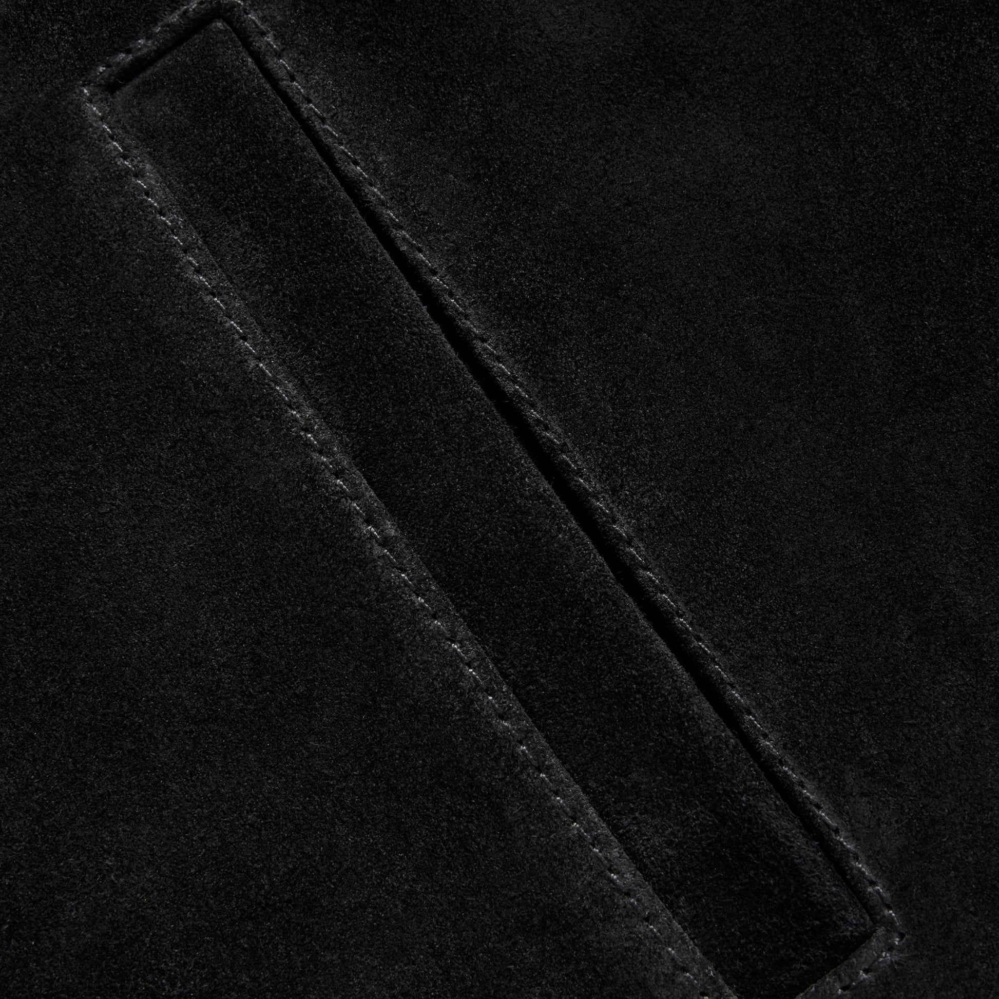 Suede Coach Jacket x JJJJound - Black