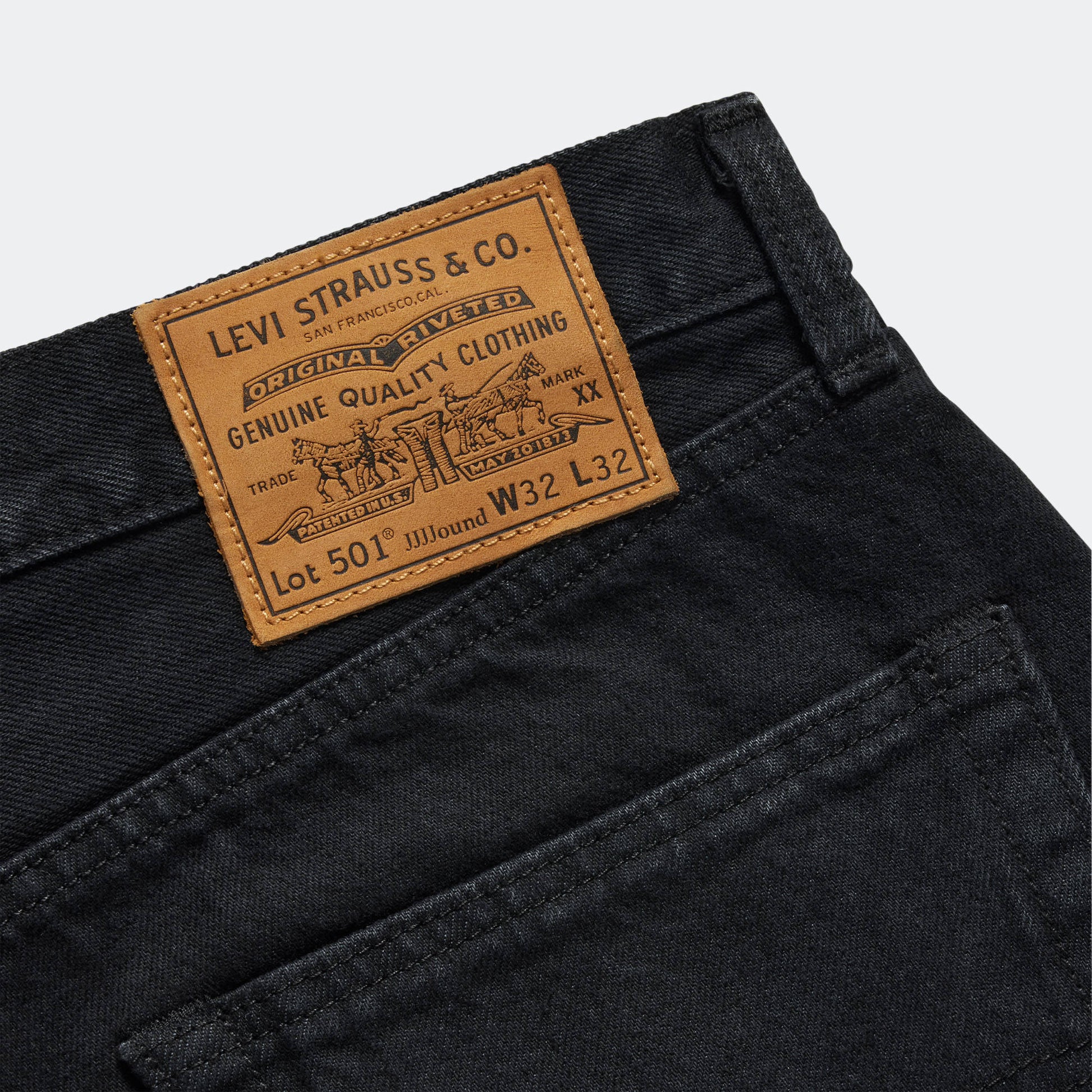 501 '93 x JJJJound - Black Overdye
