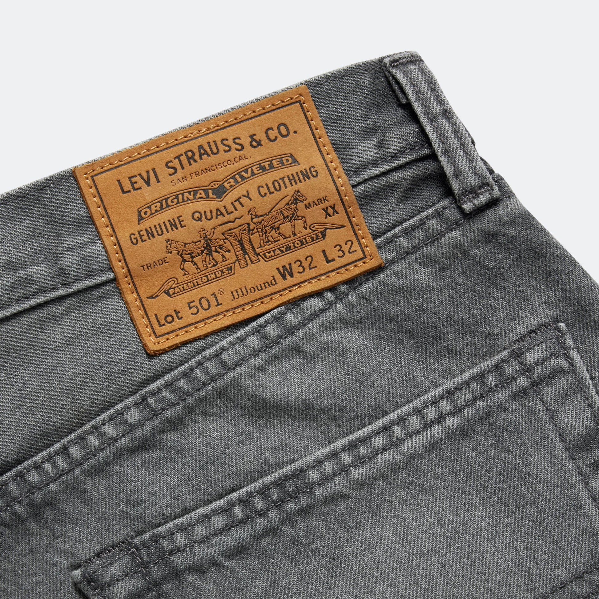 501 '93 x JJJJound - Grey Stonewash