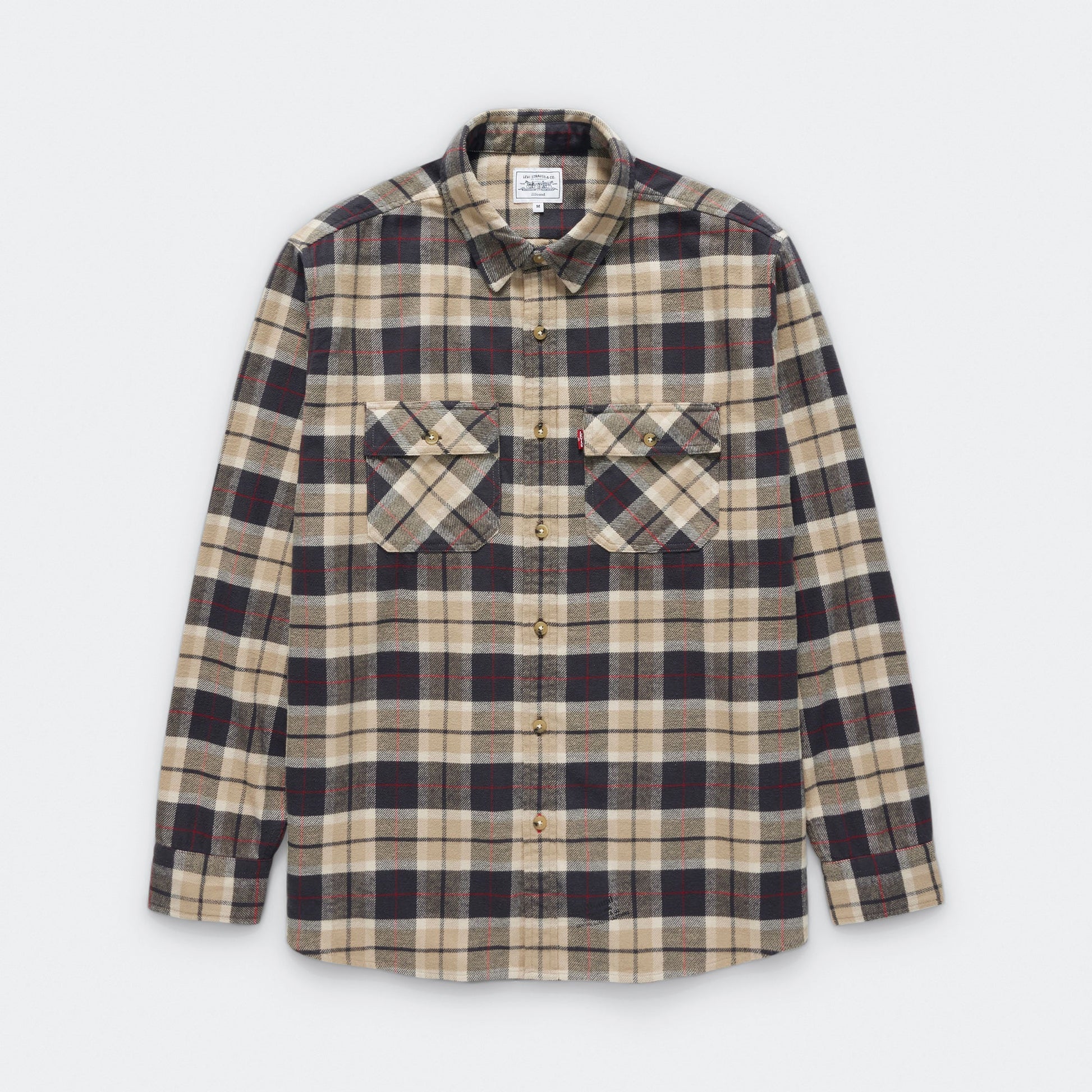 Plaid Shirt x JJJJound - White/Grey Check