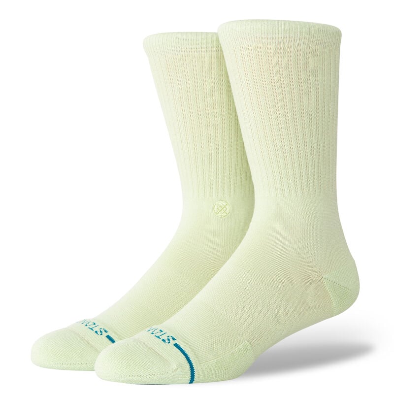 Icon Crew Socks - Light Green