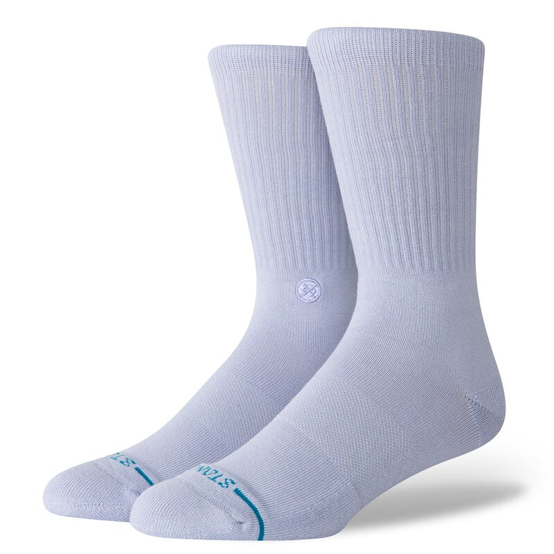 Icon Crew Socks - Light Periwinkle