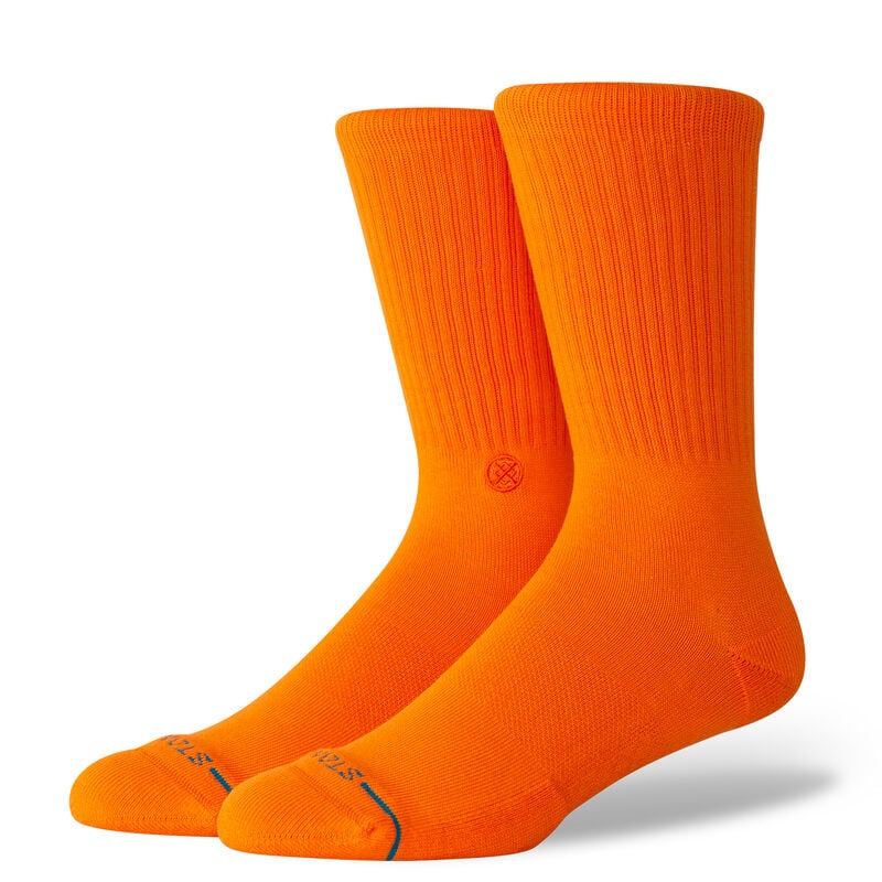 Icon Crew Socks - Orange