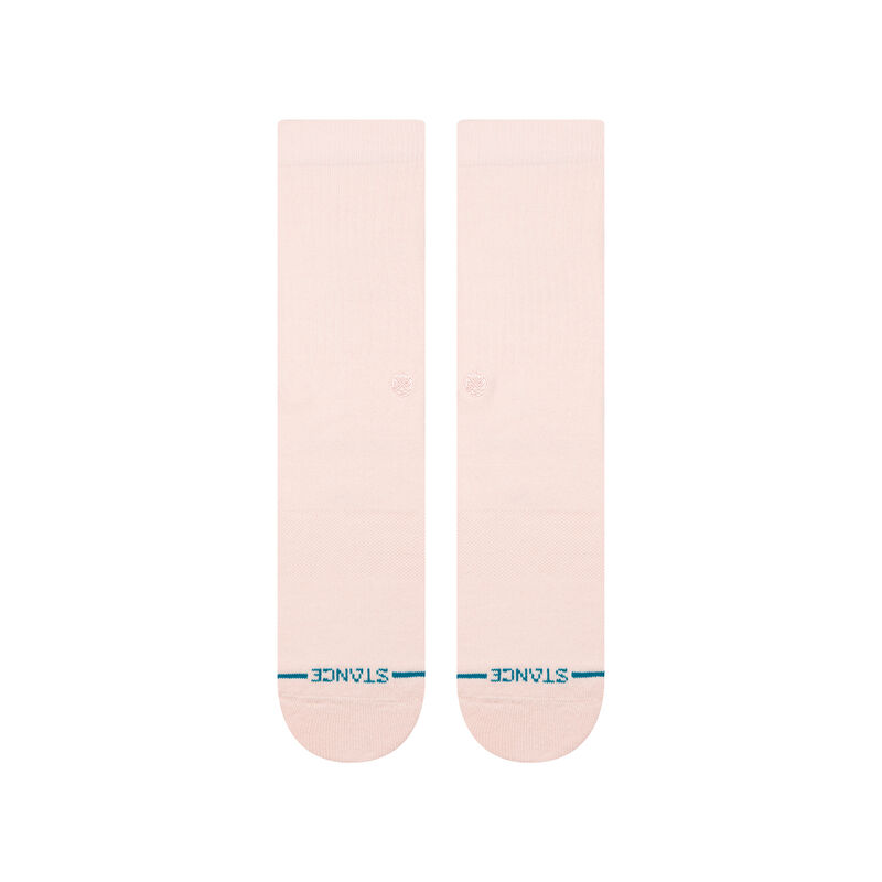 Icon Crew Socks - Light Pink