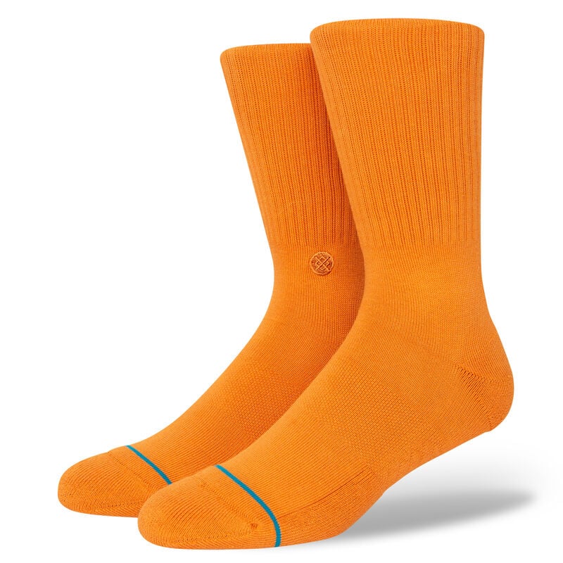 Icon Crew Socks - Orange