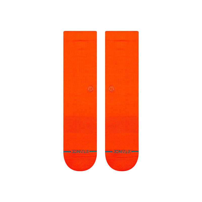 Icon Crew Socks - Flame Orange