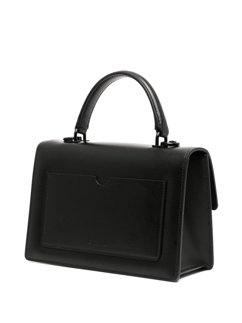 OFF-WHITE Black Jitney Handbag with Logo Closure for Women - SS24 Collection