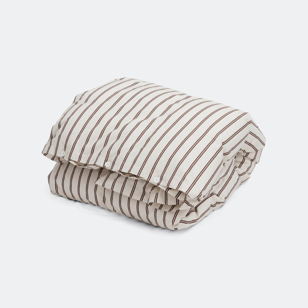 Percale Duvet Cover - Hopper Stripes