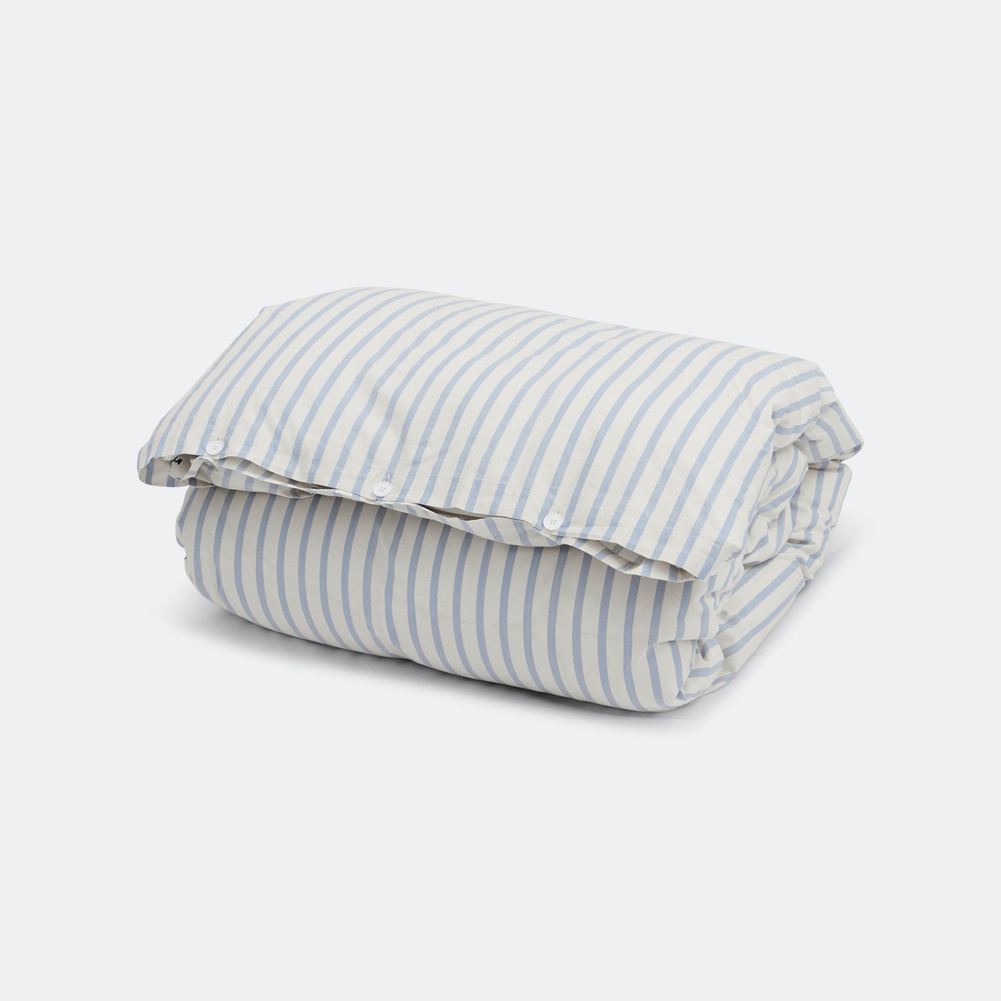 Percale Duvet Cover - Needle Stripes