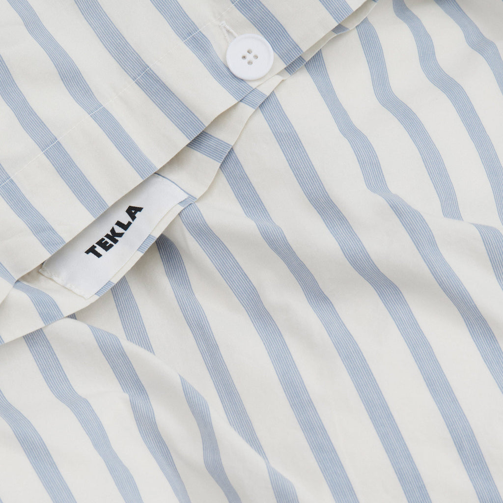 Percale Duvet Cover - Needle Stripes