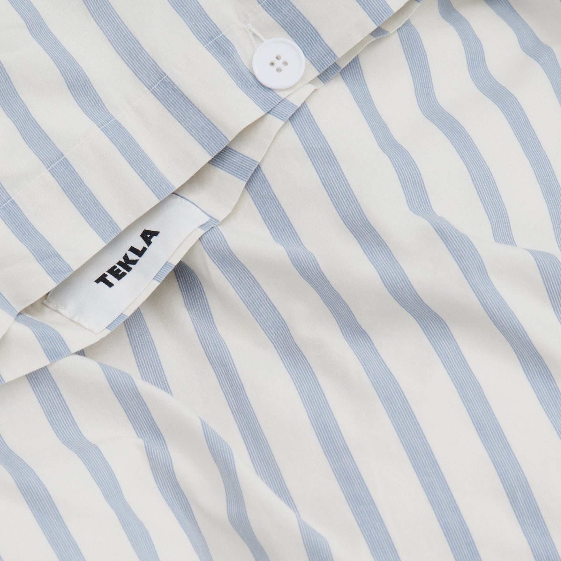 Percale Duvet Cover - Needle Stripes