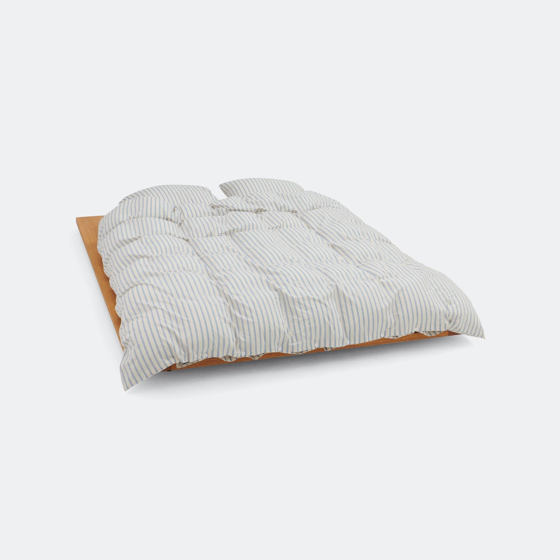 Percale Duvet Cover - Needle Stripes