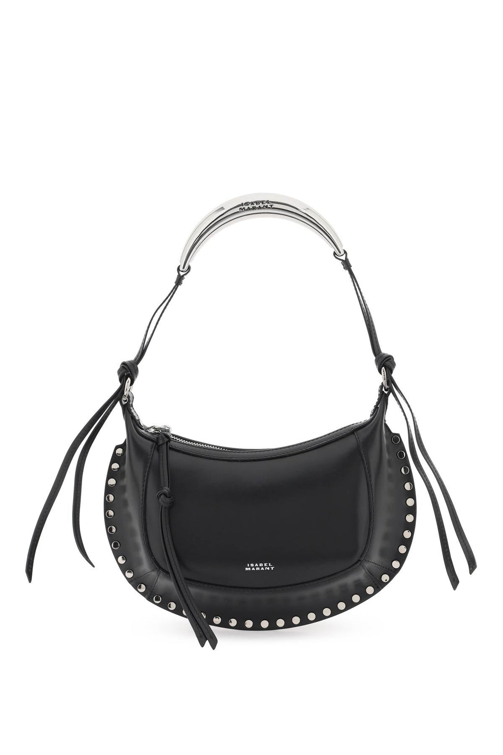 ISABEL MARANT Lunar Mini Handbag in Black and Silver