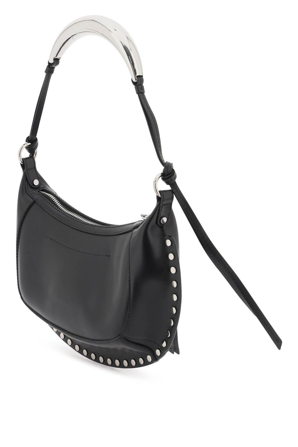 ISABEL MARANT Lunar Mini Handbag in Black and Silver