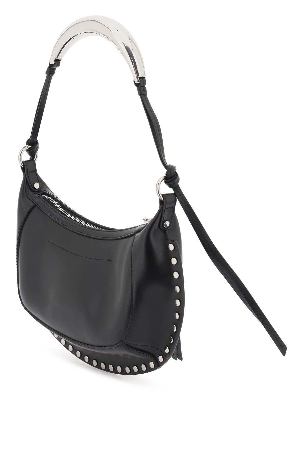ISABEL MARANT Lunar Mini Handbag in Black and Silver