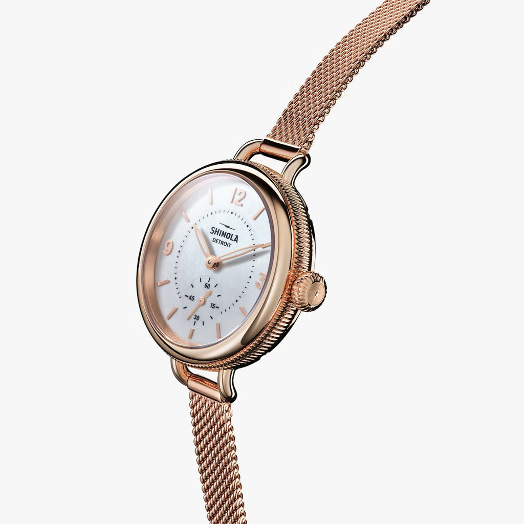 The Birdy 34mm - White Rose