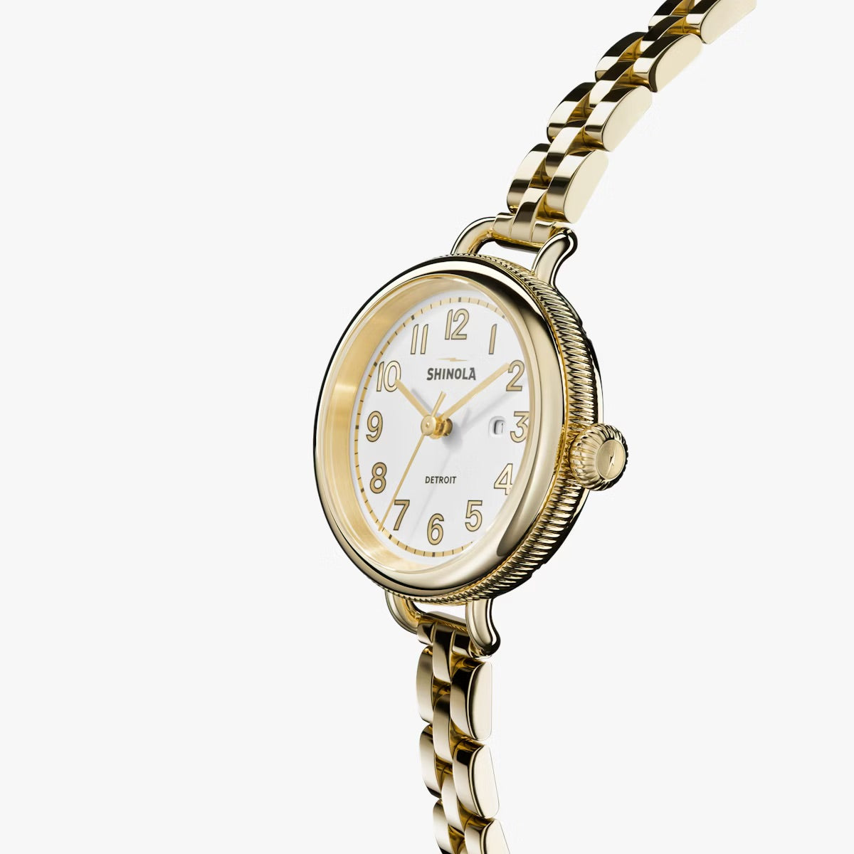 The Birdy 34mm - White Gold