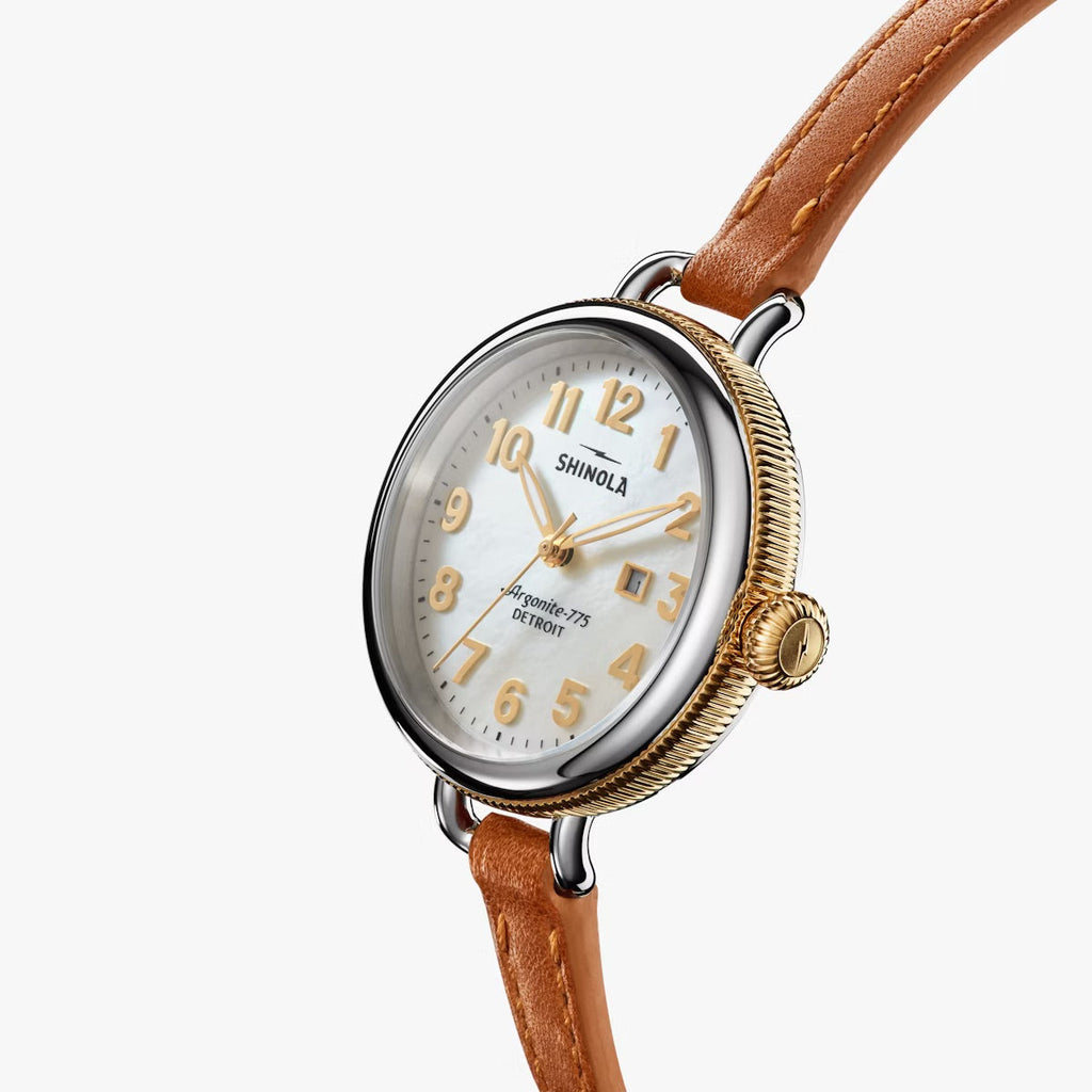 The Birdy 34mm - White Caramel