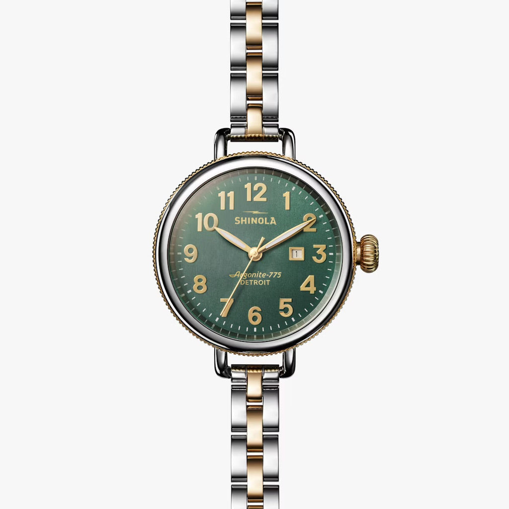 The Birdy 34mm - Green Silver