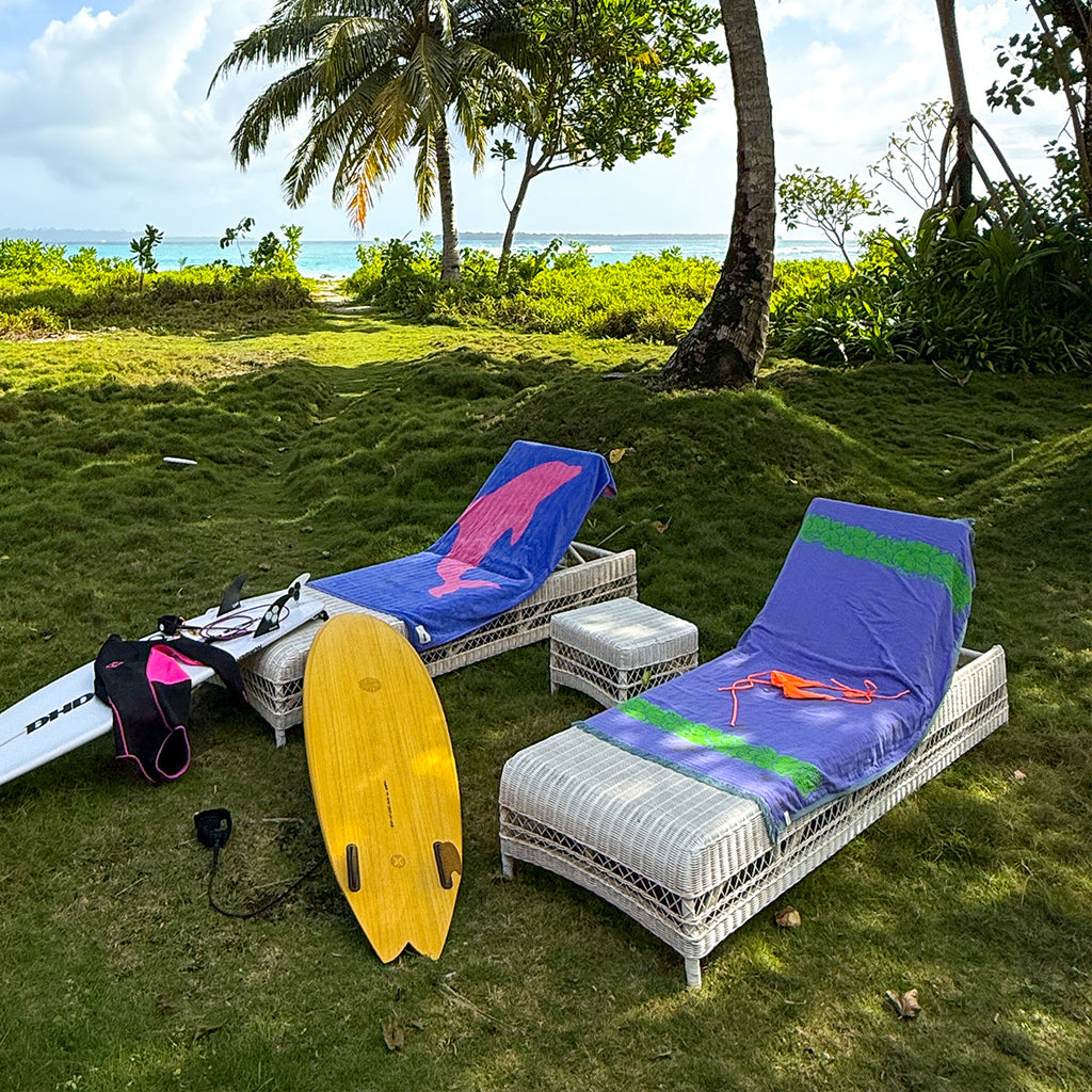 Bottle Nose Woven Towel | Steph Surf Shop x Slowtide